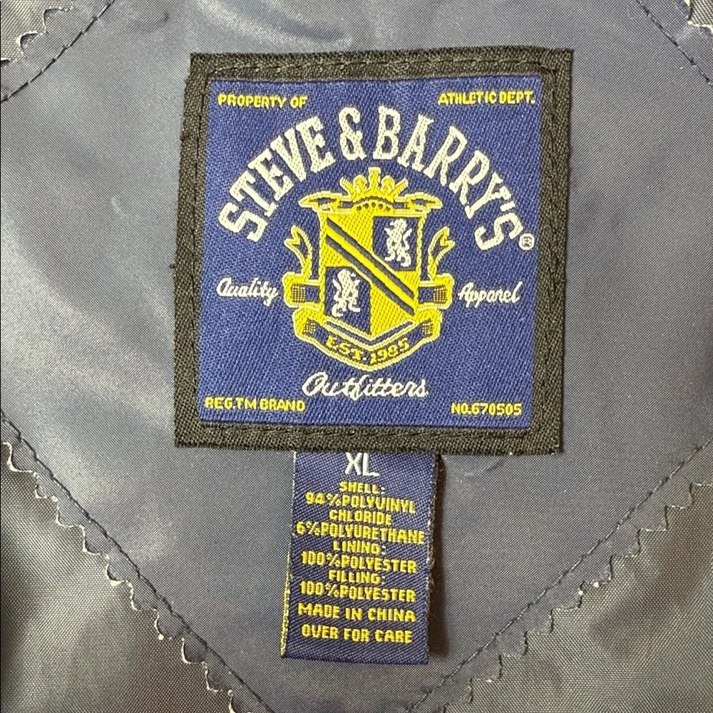 Vintage - Michigan Blue and Yellow Varsity Jacket. - Picture 3 of 4